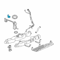 OEM 2009 Mercury Sable Fuel Cap Diagram - 8L2Z-9030-A