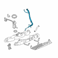 OEM 2007 Mercury Mountaineer Filler Pipe Diagram - 6L2Z-9034-AA