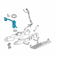 OEM 2008 Ford Explorer Sport Trac Fuel Pump Diagram - 7L2Z-9H307-A