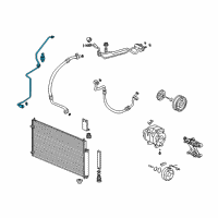 OEM Acura TSX Pipe, Receiver Diagram - 80341-TP1-A01