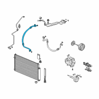 OEM Acura TSX Hose, Suction Diagram - 80311-TP1-A01