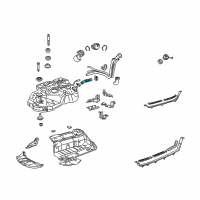 OEM 2006 Lexus RX330 HOSE, FUEL TANK TO F Diagram - 77213-0E011