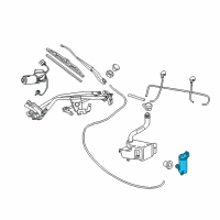 OEM Pontiac Washer Pump Diagram - 92147531