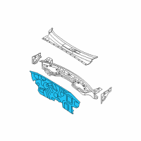 OEM 2007 Kia Sportage Insulator-Dash Panel Diagram - 841242E000