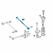 OEM Toyota Highlander Rear Arm Diagram - 48730-48150