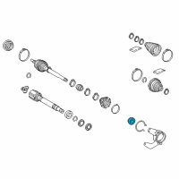 OEM 2017 Lexus RX450h Seal, Type T Oil Diagram - 90311-40039