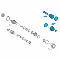 OEM 2021 Lexus NX300 Boot Kit, FR Drive S Diagram - 04428-78011