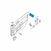 OEM 2012 Nissan Sentra Switch Assy-Power Window, Assist Diagram - 25411-ZJ60A