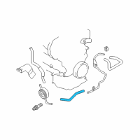 OEM Nissan 350Z Hose-Water Diagram - 21306-AM606
