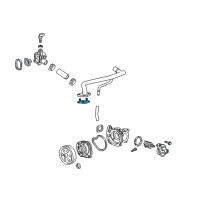 OEM Chevrolet Malibu By-Pass Pipe Gasket Diagram - 12627055