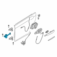 OEM 2018 BMW 640i xDrive Gran Turismo Rear Door Brake Diagram - 51-22-7-392-319