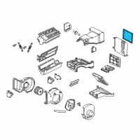 OEM Chevrolet C2500 Seal - Core, Evap Diagram - 3090358