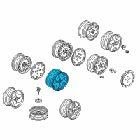 OEM 2001 Honda Accord Disk, Aluminum Wheel (15X6Jj) (Enkei) Diagram - 42700-S82-A52