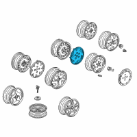 OEM 1998 Honda Accord Trim, Wheel (15X6 1/2Jj) Diagram - 44733-S87-A00