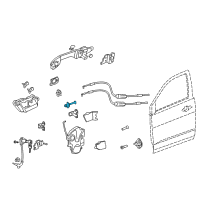 OEM Acura MDX Checker, Left Front Door Diagram - 72380-STX-A02