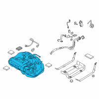 OEM 2019 Kia Optima Fuel Tank Assembly Diagram - 31150D5500