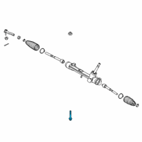 OEM Toyota Corolla Gear Assembly Bolt Diagram - 90119-A0557