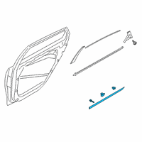 OEM 2019 Kia K900 MOULDING Assembly-W/LINE Diagram - 87721J6000