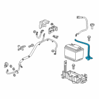 OEM 2015 Buick Encore Hold Down Diagram - 95492642