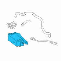 OEM 2020 Toyota Avalon Front Oxygen Sensor Diagram - 89465-06370