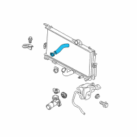 OEM 2002 Dodge Neon Hose-Radiator Inlet Diagram - 5278800AD