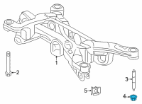 OEM 2022 Toyota Avalon Lower Brace Nut Diagram - 90178-A0110
