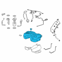 OEM Saturn Fuel Tank Diagram - 20794835