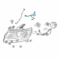 OEM 2016 Chevrolet Colorado Wire Harness Diagram - 84124392