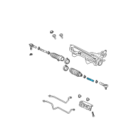 OEM 2005 Mercury Mountaineer Inner Tie Rod Diagram - 1L2Z-3280-CA