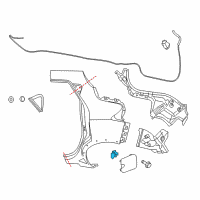 OEM 2005 Infiniti Q45 Spring-Fuel Filler Diagram - 78836-ET00A