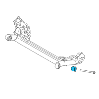 OEM Ford Axle Beam Mount Bushing Diagram - GN1Z-5A638-B