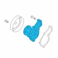 OEM 2015 Kia Forte Koup Pump Assembly-Coolant Diagram - 251002E020