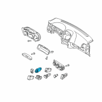 OEM 2005 Kia Spectra5 Switch Assembly-Trunk Lid Diagram - 937502F100NM