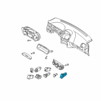 OEM 2004 Kia Spectra Switch Assembly-Hazard Warning Diagram - 937902F010