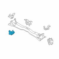 OEM 2007 Mercury Mountaineer Front Mount Diagram - 7A2Z-6038-CA