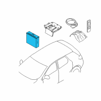 OEM 2019 Infiniti QX80 Control Assembly Diagram - 28346-3ZD0A