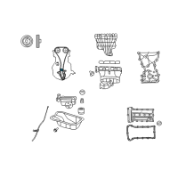 OEM Dodge Avenger Sprocket-Crankshaft Diagram - 4884587AA