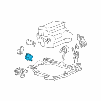 OEM 2011 Chevrolet Malibu Side Transmission Mount Diagram - 25820085