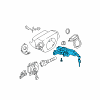 OEM 2006 Nissan Murano Lock Set-Steering Diagram - D8700-CA025