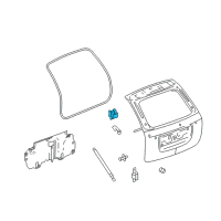 OEM 2008 Chevrolet Equinox Hinge Diagram - 25820073