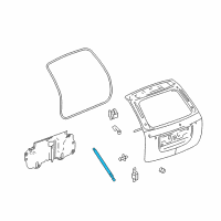 OEM 2008 Chevrolet Equinox Lift Cylinder Diagram - 25876679