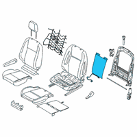 OEM Ford Transit-150 Seat Back Heater Diagram - HK4Z-14D696-B