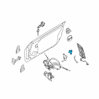 OEM 2016 Nissan 370Z Male-DOVETAIL, RH Diagram - 80520-1ET0A