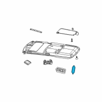 OEM 2007 Jeep Commander Lamp-Dome Diagram - 5179406AA