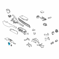 OEM Lexus LC500 Indicator, Shift Position Diagram - 35978-11010