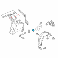 OEM 2019 Honda HR-V Spring, Fuel Lid Open Diagram - 74494-T0A-A00