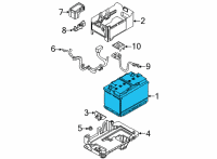 OEM 1992 Hyundai Elantra Reman Cv Axle LH Diagram - 49507-28B00-RM