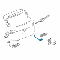 OEM GMC Yukon XL Lift Gate Switch Diagram - 13534830