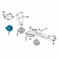 OEM BMW 230i xDrive Engine Mount Right Diagram - 22-11-6-883-978