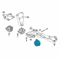 OEM 2017 BMW X3 Automatic Transmission Mount Diagram - 22-31-6-786-566